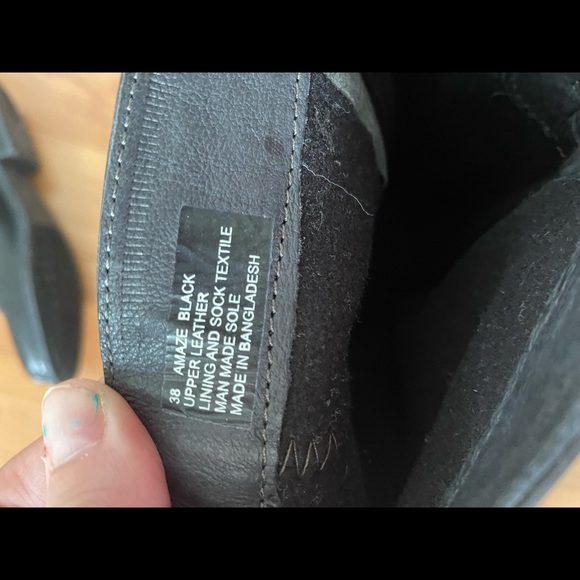 steve madden leather calf high boots - Picture 3 of 4